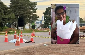 Ciclista de 72 anos morre atropelada ao atravessar a BR-163 em Sinop