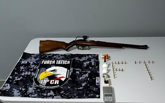 arma de fogo e munições 