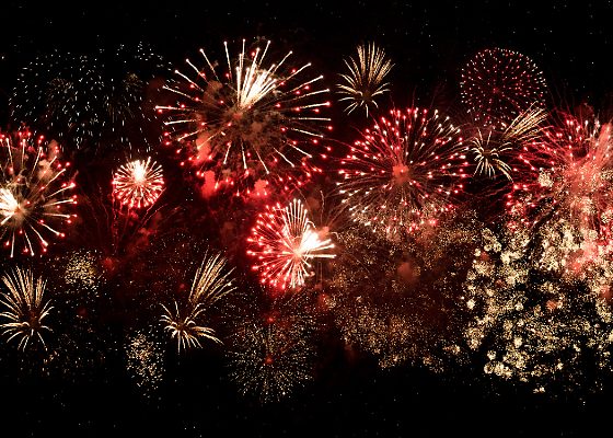 fogos de artifício