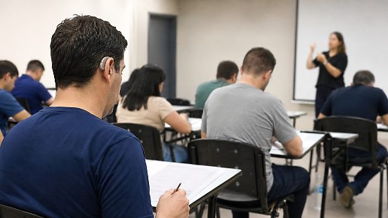 Concurso público com intérprete de Libras