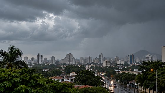 Previsão do tempo; Mato Grosso; Cuiabá; Chuva; Frente fria; Inmet; Trovoadas; Alerta amarelo;