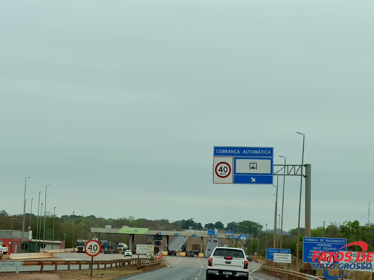 TCU mantém pedágio eletrônico na BR-364 em Rondonópolis e Pedra Preta
