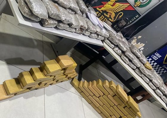 Homem é preso com mais de 170 tabletes de skunk em Várzea Grande