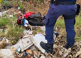 Moto roubada durante a madrugada é encontrada abandonada em VG