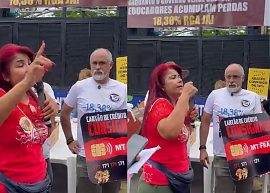Professora detida em protesto diz que dívida com advogados a levou ao consignado