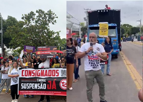 sindicalista protesto