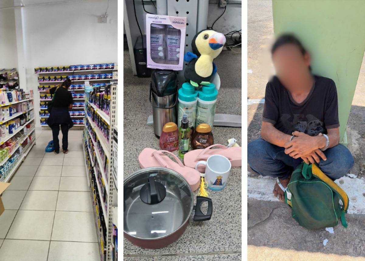 Mulher é presa suspeita de furtar lojas em Várzea Grande, MT