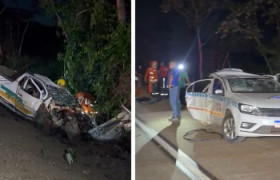 Acidente entre três veículos deixa dois mortos na BR-364