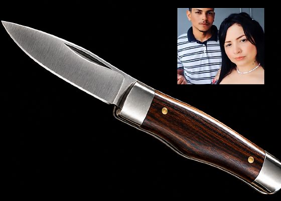 Mulher é detida após matar marido com canivete durante discussão