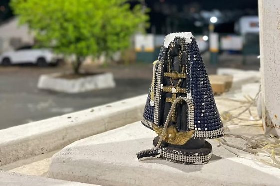 . Imagem da padroeira do Brasil é encontrada quebrada em ponto religioso de Cuiabá