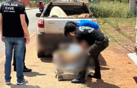 Homem morre após ser atingido por caminhão basculante em Várzea Grande