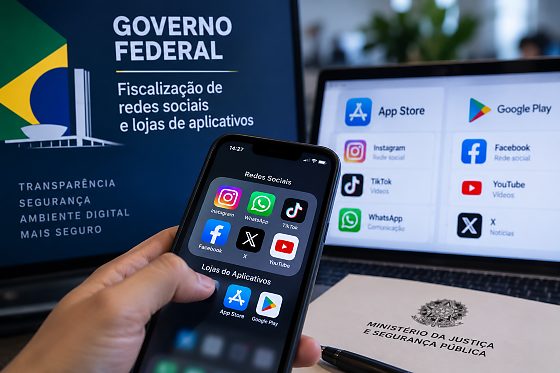 Governo cria departamento para fiscalizar redes sociais e lojas de aplicativos