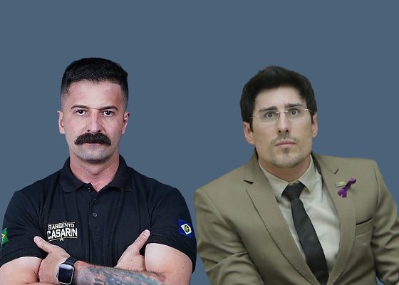 Sargento Casarin e marcos vinicius