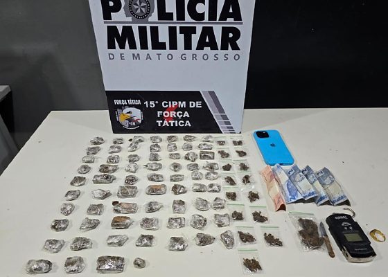 Força Tática prende dois suspeitos e apreende 83 porções de maconha em VG