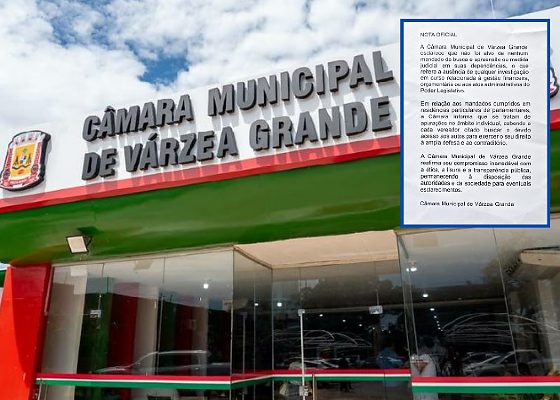Câmara de VG nega ser alvo do Gaeco, apesar de buscas contra vereadores e servidores