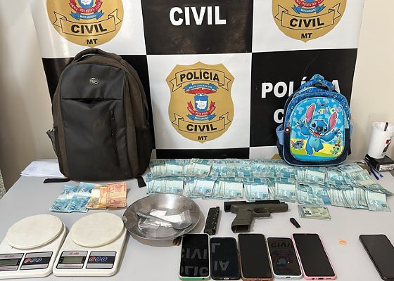 Operação contra facção criminosa prende três pessoas e cumpre 16 mandados em MT