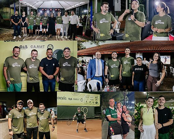 CAA/MT e OAB/MT reúnem mais 1 mil participantes no 2º Campeonato de Tênis e Beach Tennis