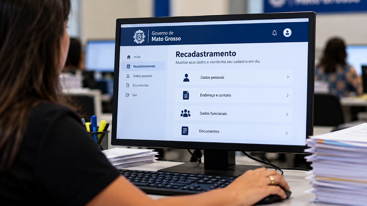 Servidores de MT têm até 30 de dezembro para fazer recadastramento obrigatório ou podem ficar sem salário