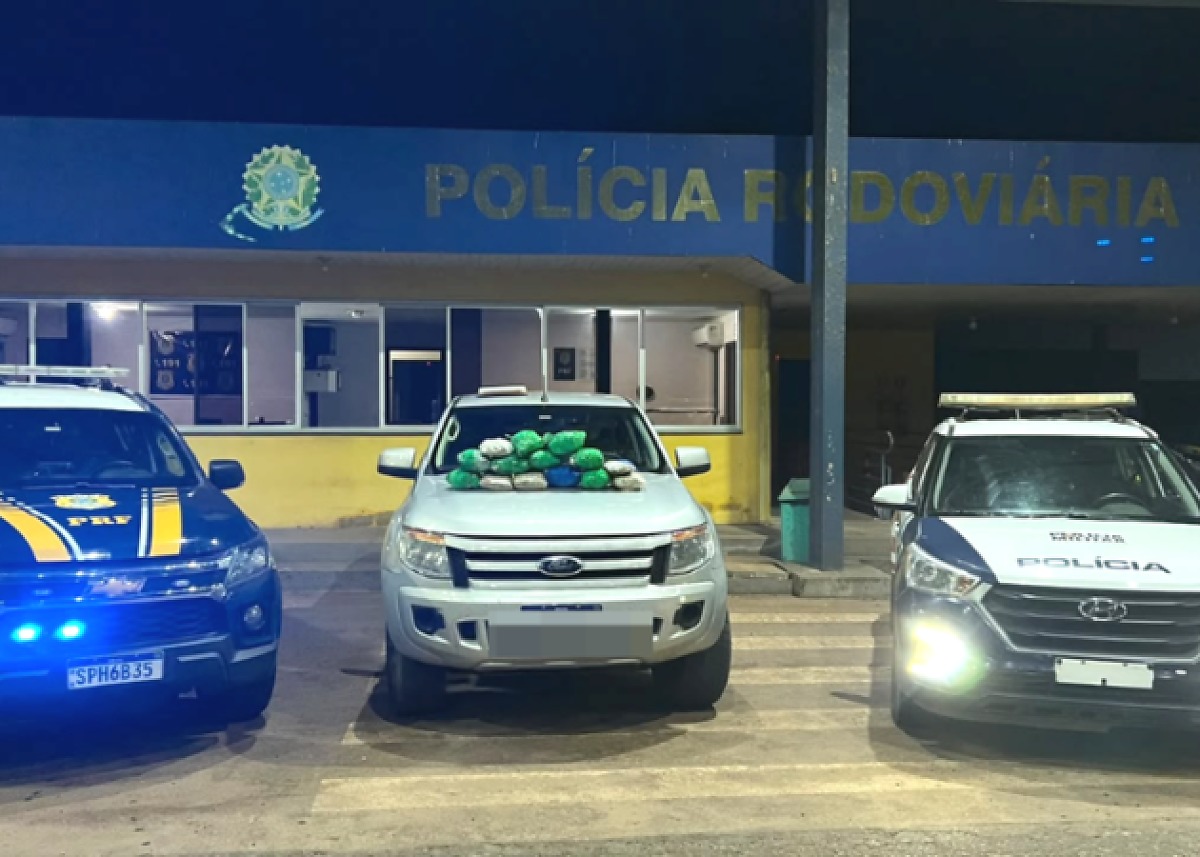 Polícia apreende 7,9 kg de skunk e prende dois homens em Cáceres, MT