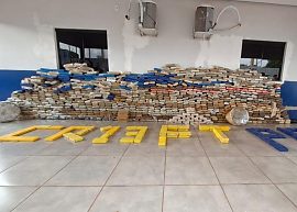 PM e PRF apreendem 1,1 tonelada de drogas e prendem seis pessoas em Canarana