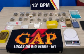 Dono de borracharia é preso com drogas e tenta subornar policiais com R$ 200 em MT