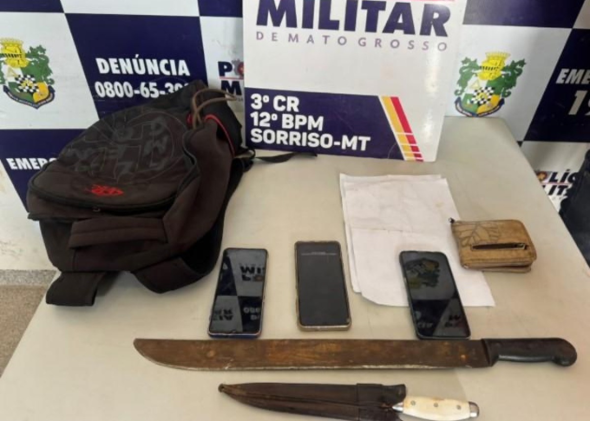 PM resgata homem sequestrado e agredido por dupla em Sorriso