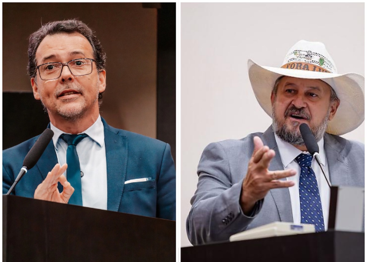 Deputados discutem saída de Flávio Bolsonaro em Cuiabá, Mato Grosso